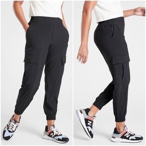 Athleta Black Chelsea Utility Jogger Pull On Pants